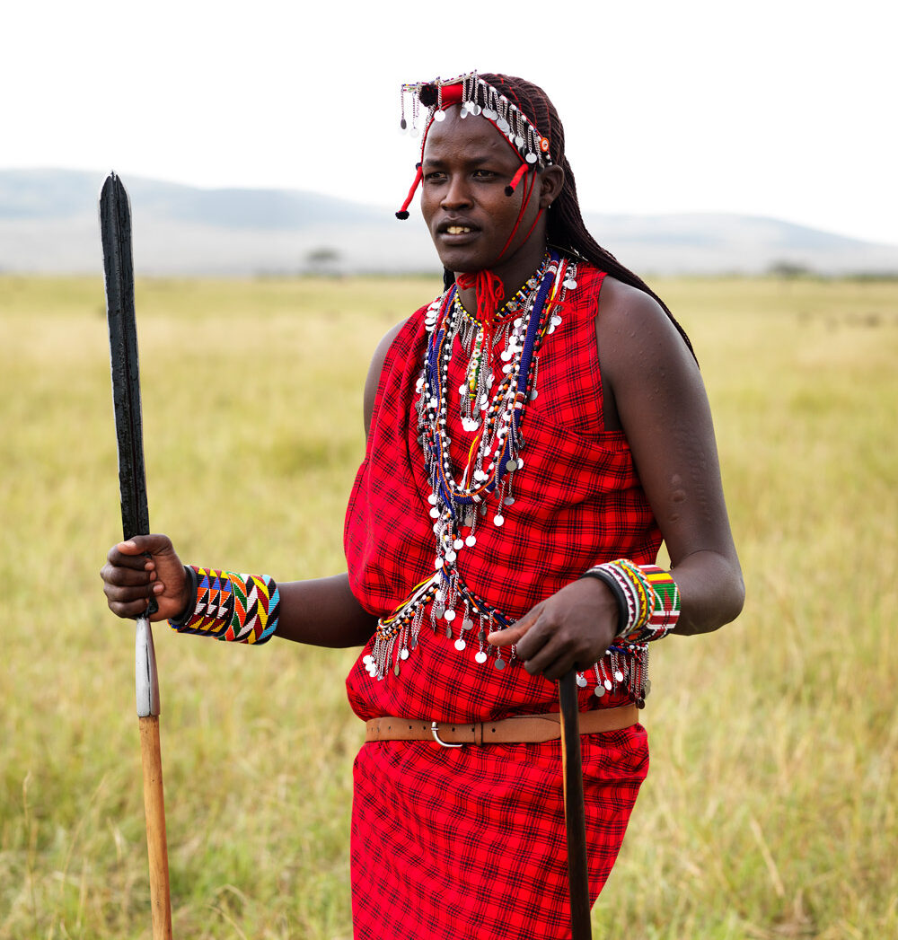 A man from the Masai Mara tribe
