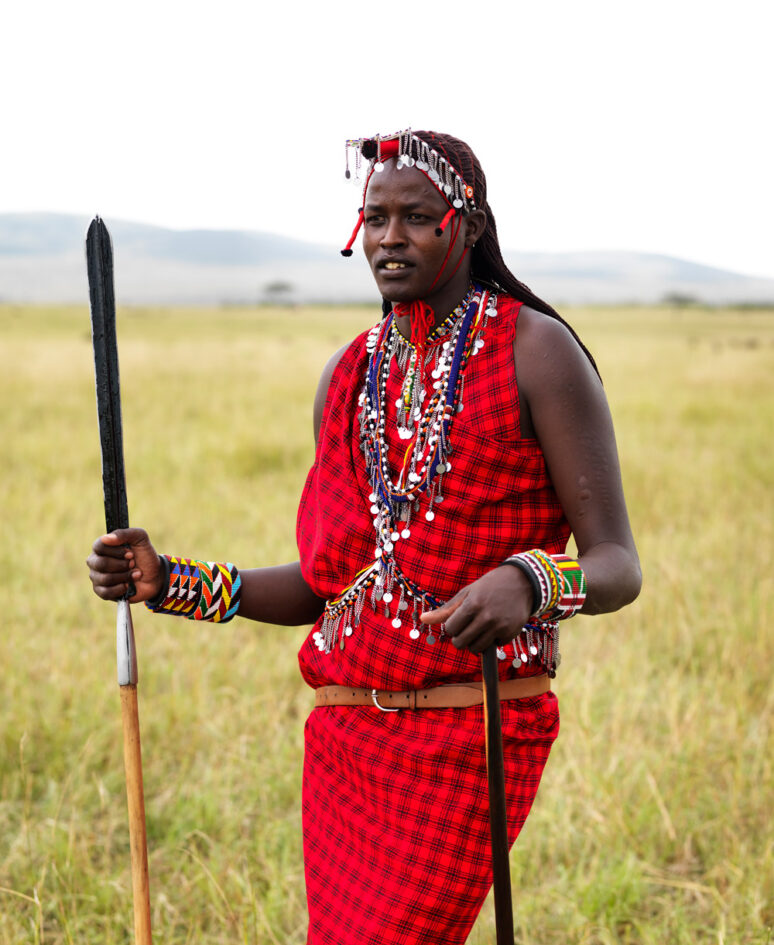 A man from the Masai Mara tribe