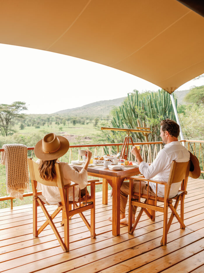 private dining at Mara Bushtops
