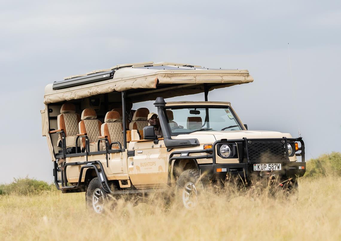 Private 4x4 safari with bushtops camps
